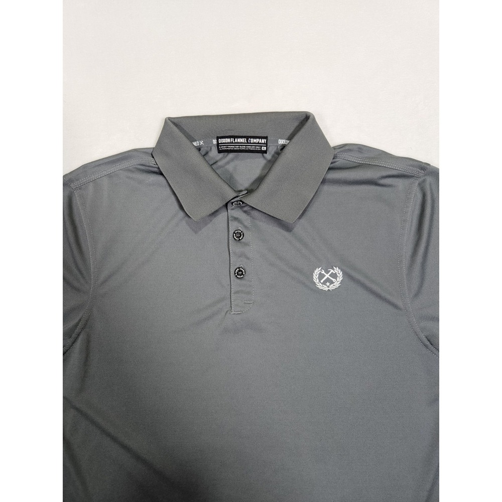 Dixxon Flannel Company Polo Shirt Men's XL Big D-Sport Gray S/S Embroidered Logo - Picture 3 of 8